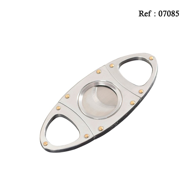 cigar cutter silver 92 x 38 x 4 mm