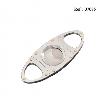 cigar cutter silver 92 x 38 x 4 mm