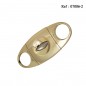 cigar cutter gold, V cut