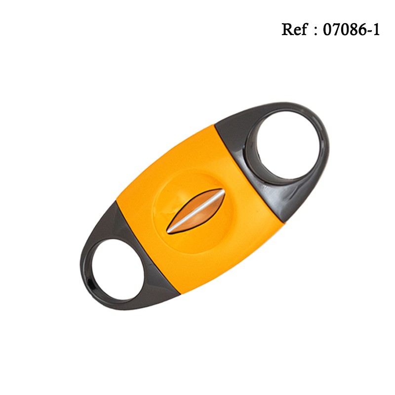 cigar cutter gun and yellow, V cut