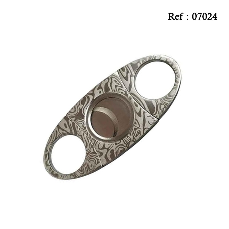 cigar cutter oval silver damas 90 x 40 x 4 mm