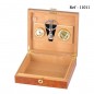 Cigar humidor burl wood 10 cigars