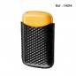 Cigar case 3 Cigar leather yellow/black