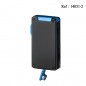 Eurojet lighter Double Jet black/blue with cigar punch