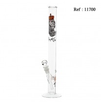 Bang 40 cm en verre Smoking Lion, Ø 40mm