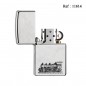 lighter ZIPPO Chrom brushed emblem Locomotive