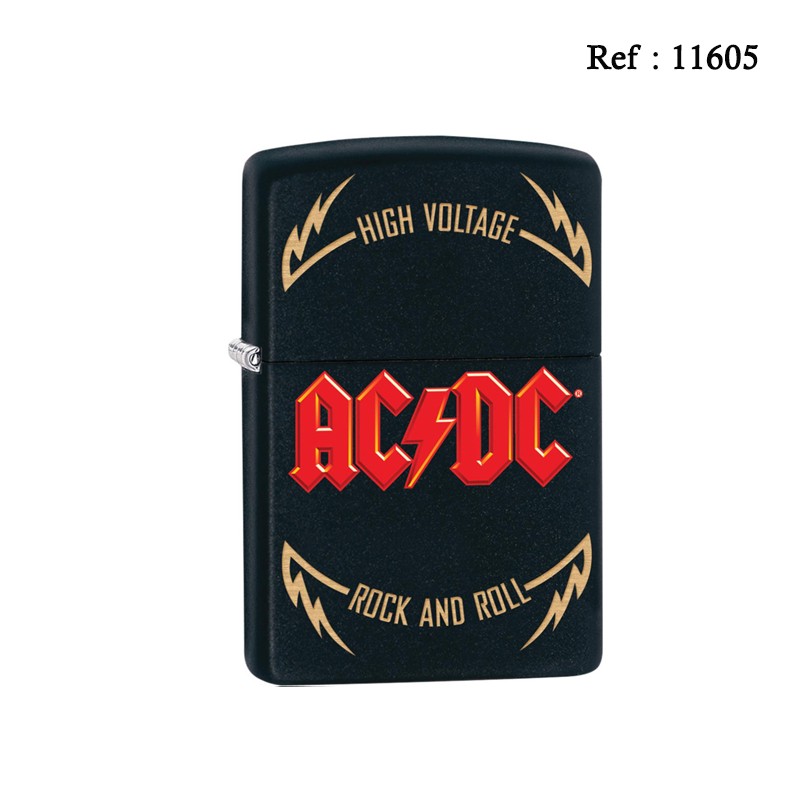 Briquet ZIPPO Noir décor AC-DC high Voltage