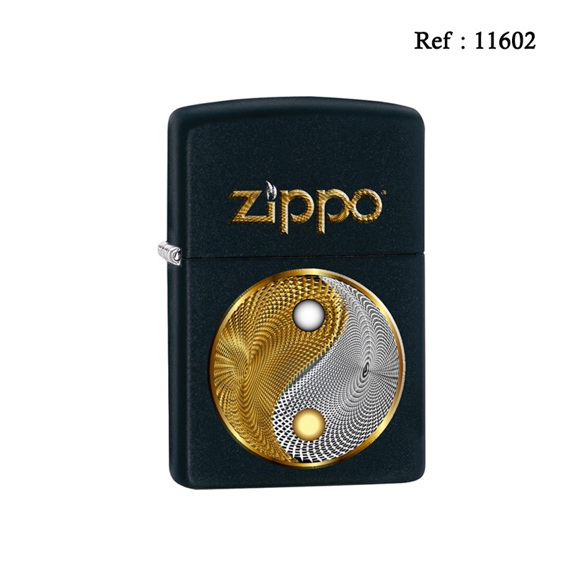 lighter ZIPPO Black Abstract Ying Yang