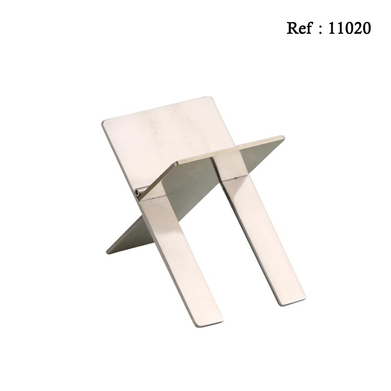 cigar stand XL metal chrom polished 70 x 40 mm