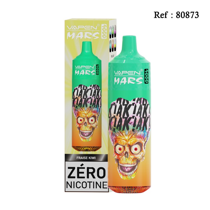 Disposable E-cigarettes Vapen Mars 0mg Kiwi Strawberry 9000puffs