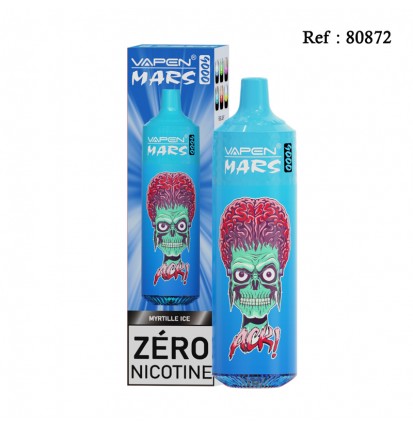 Disposable E-cigarettes Vapen Mars 0mg Ice blueberry 9000puffs