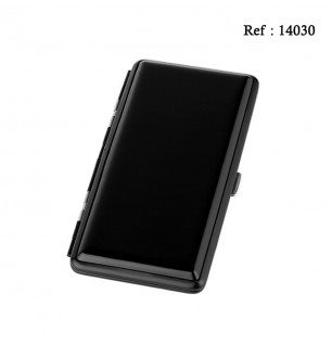 Black Slim cigarette case 110mm