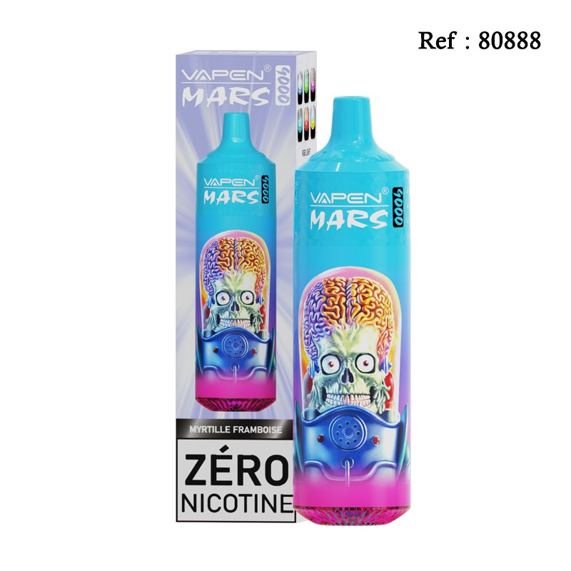 9K Myrtille framboise 0mg/mL VAPEN Mars