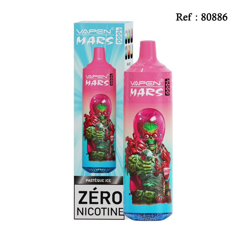 Disposable E-cigarettes Vapen Mars 0mg Ice Watermelon 9000puff