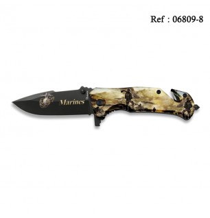 Knife 8 cm FOS Marines with clip