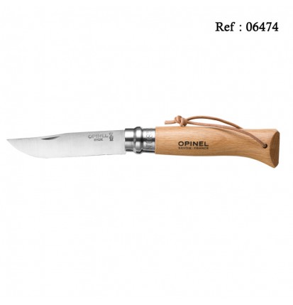 Opinel knife Baroudeur N°08 Inox 8.5 cm per 6 pcs