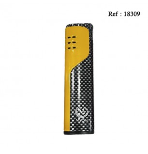 MYON cigar jet lighter carbon Yellow