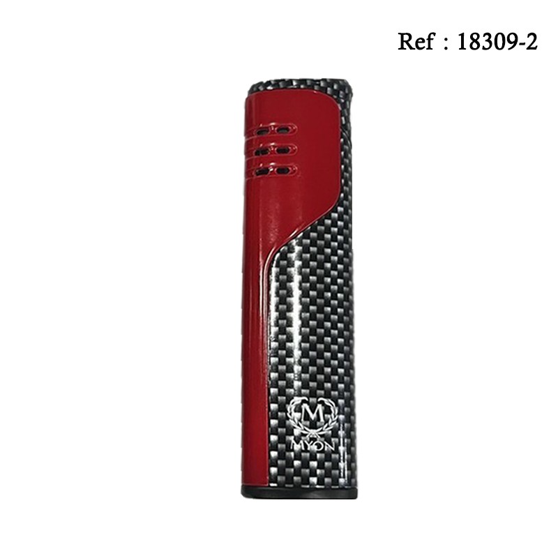 MYON cigar jet lighter carbon Red