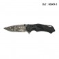 Knife THIRD Black ABS Strip Camoufle 12cm, Stainless Steel + Case