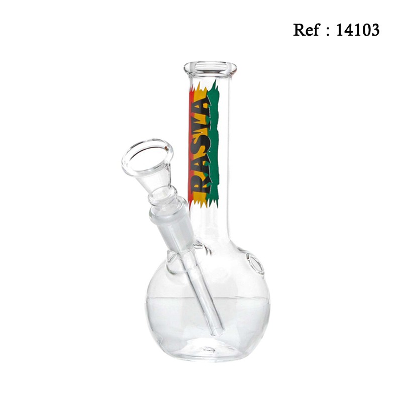 Bang 26 cm en verre Rasta Ø 3.5cm