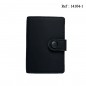 Cigarette case 100mm cover black, money and credit card space