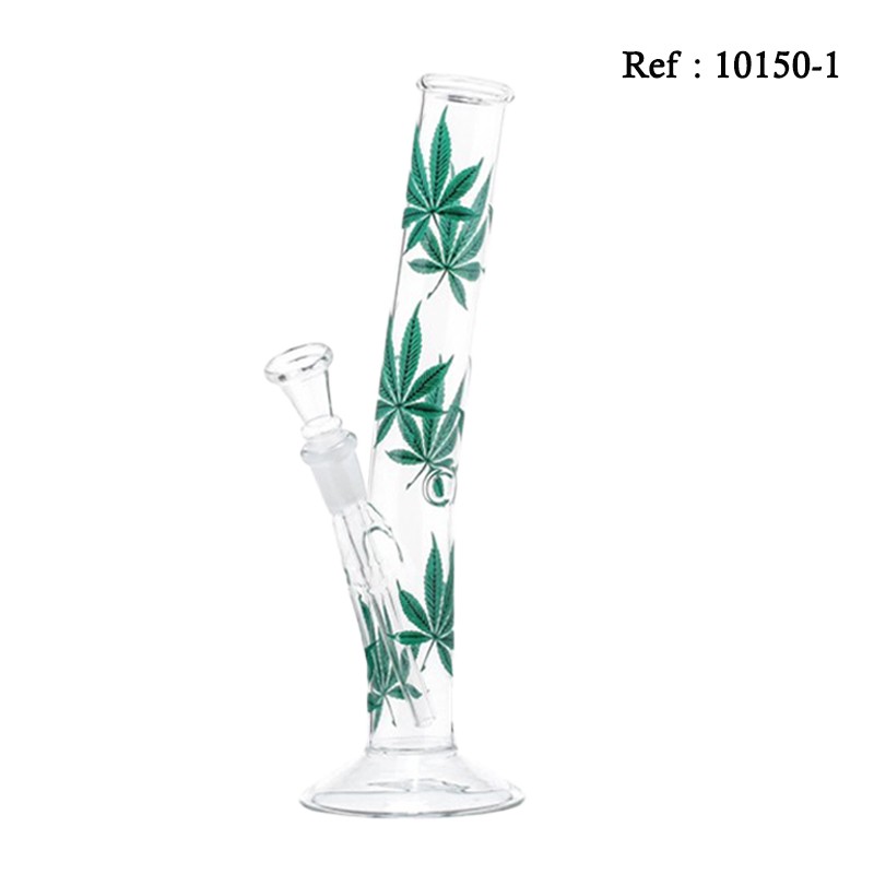 Bang 26 cm en verre Hangover Feuilles, Ø 32 mm