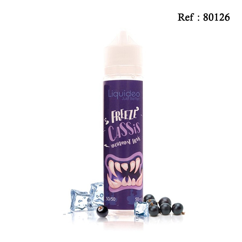 E-liquide Cassis FREEZE Liquideo 50mL sans nicotine