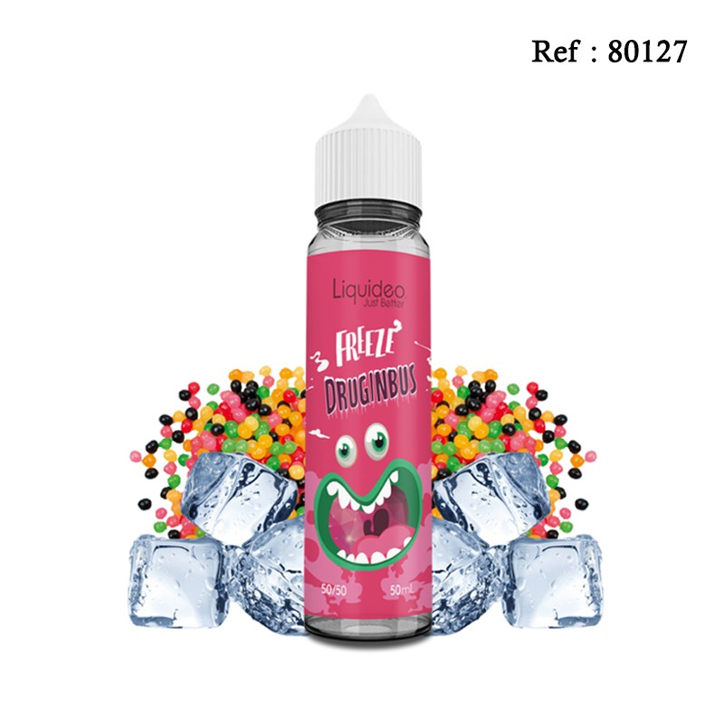 E-liquid Druginbus FREEZE Liquideo 50mL without nicotine