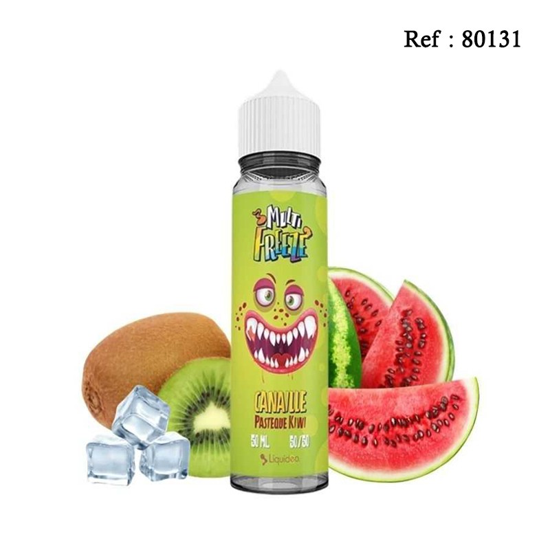 E-liquide Canaille Pastèque Kiwi FREEZE Liquideo 50mL sans nicotine