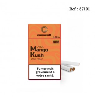 Pré-rolls CBD CANACULT Mango Kush - paquet de 20pré-rolls