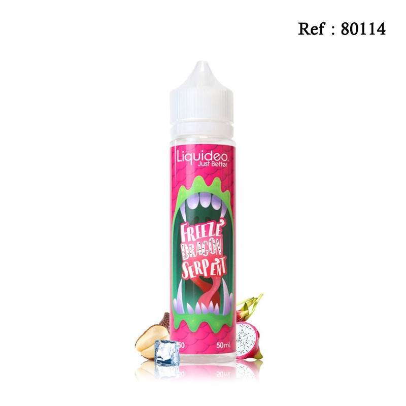 E-liquide Dragon Serpent FREEZE Liquideo 50mL sans nicotine