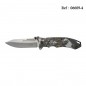 Knife THIRD Camouflage 9cm, Stainless Stell, with clip