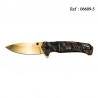 Knife THIRD Squelette 8.5cm, Stainless Stell, with clip
