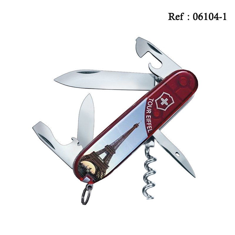 Knife VICTORINOX Spartan Rubis "Eiffel Tower"