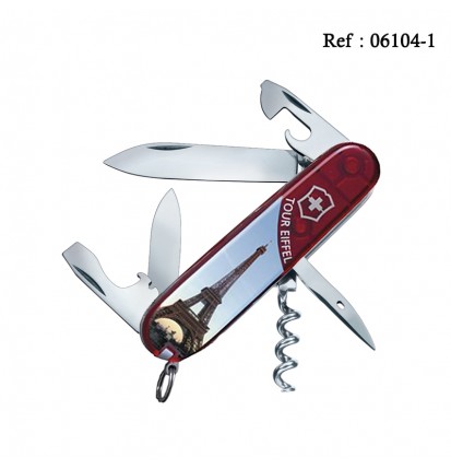 Knife VICTORINOX Spartan Rubis "Eiffel Tower"