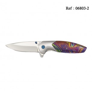 Knife 7.2 cm Colorful with pouch