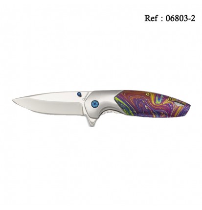 Knife 7.2 cm Colorful with pouch