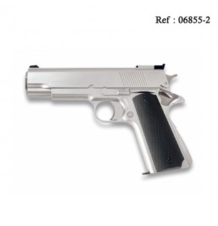 6mm silver gas pistol with bag of balls