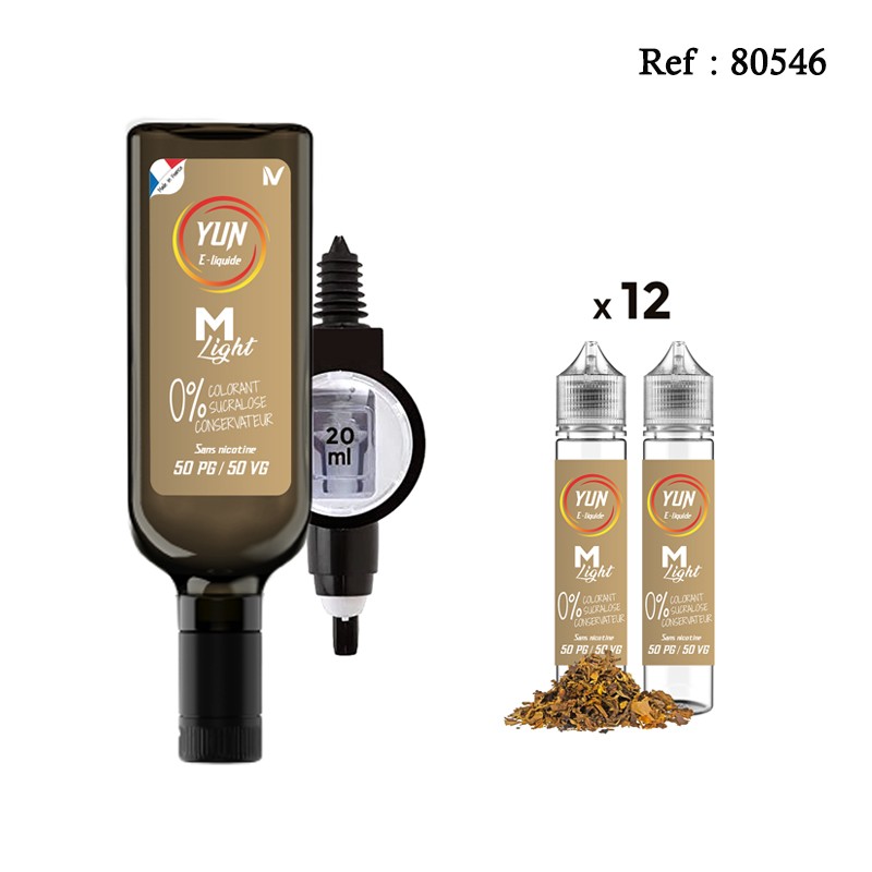 Pack E-liquid YUN M-Light 500mL