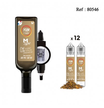 Pack E-liquid YUN M-Light 500mL