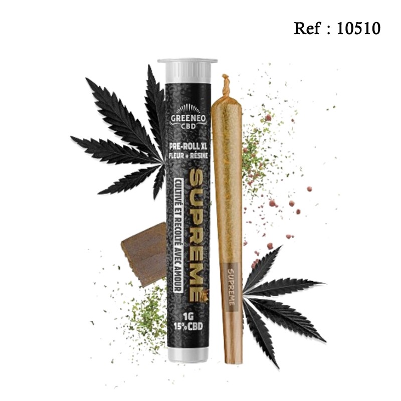 Pre rolled CBD Resin Suprem GREENEO