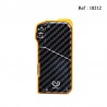 Briquet MYON Pipe Jaune Carbone