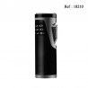 Briquet MYON Double Jet Noir, avec emporte pièce