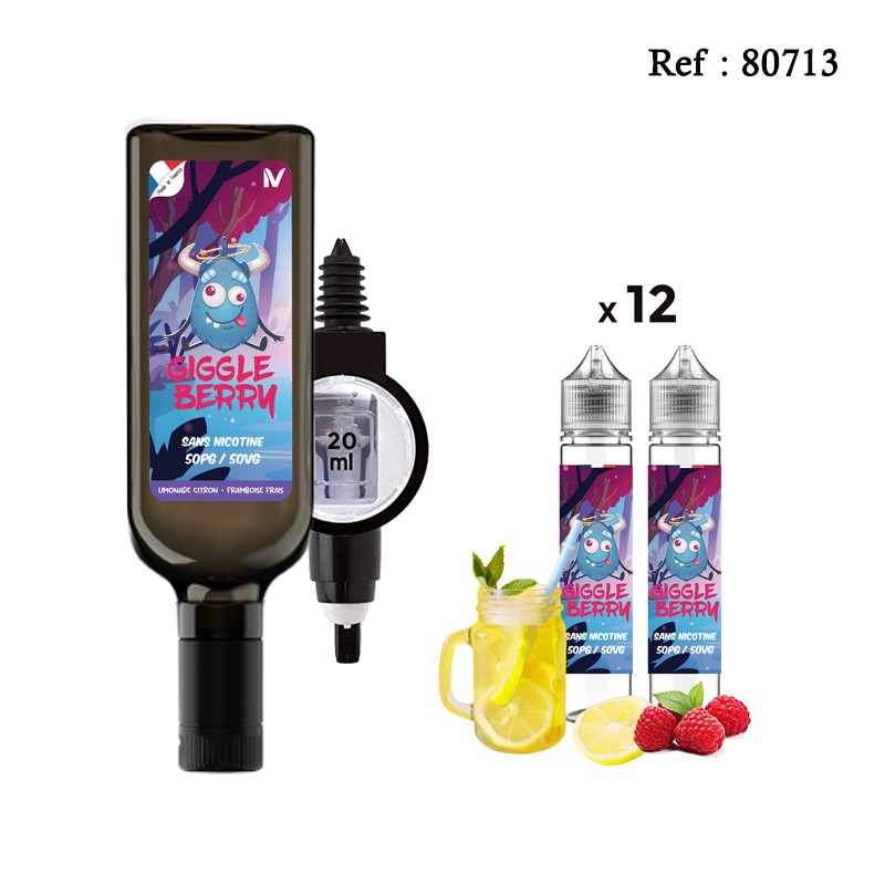 Pack E-liquid Giggle berry 500mL Innovap