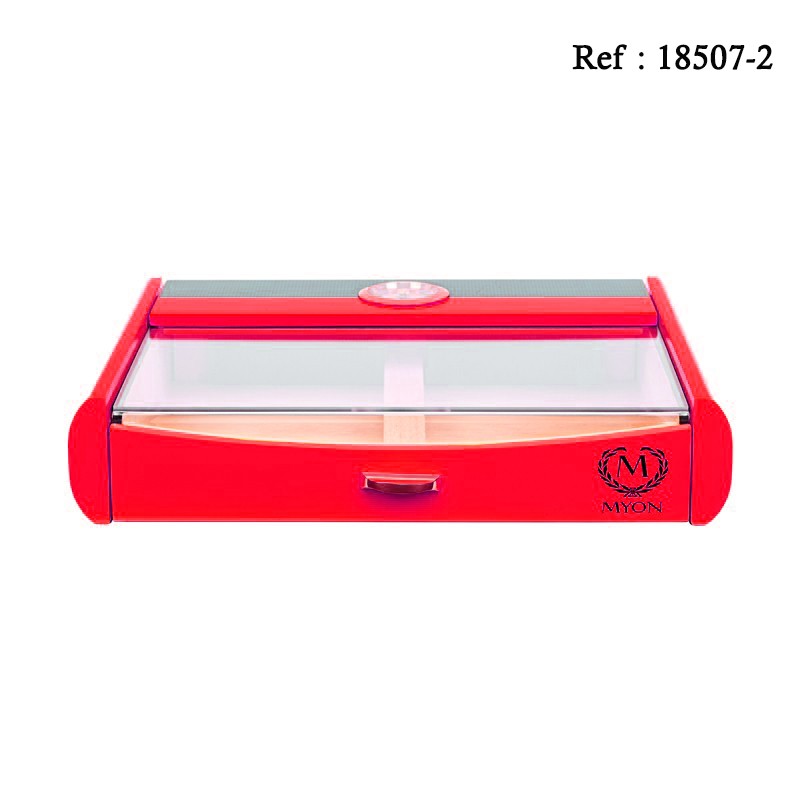 MYON Humidor Red Carbon model X, 315 x 238 x 65 mm