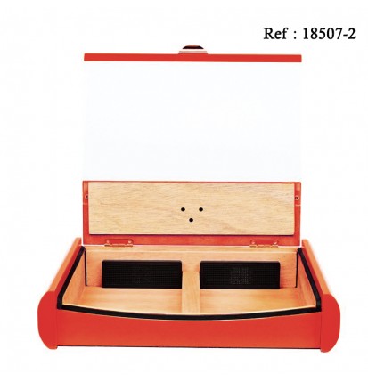 MYON Humidor Red Carbon model X, 315 x 238 x 65 mm