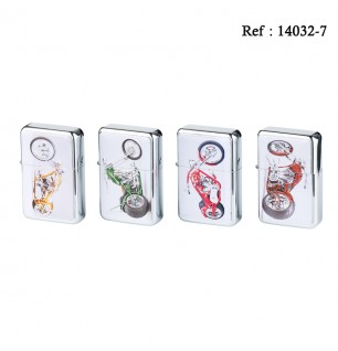 Oil Angel lighter decor Motorbikes assorted per 4 pcs