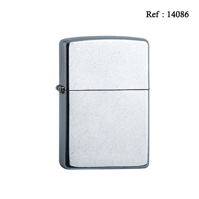 Zippo fuel lighter silver satin