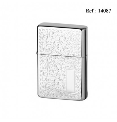 Zippo fuel lighter chrom polished