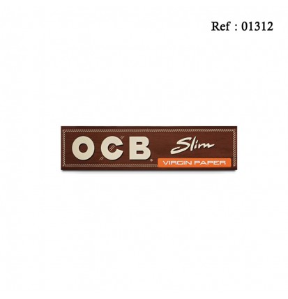 OCB Viirgin Slim Cigarette paper, display 50booklets